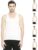 VIP BONUS CLASSIC Mens 100% Cotton Sleeveless White Vest, 85 Size, Pack of 5