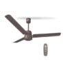 Havells REO BLDC 1200MM 5 Star Rated Ceiling Fan| Air Flow: 220 CMM| Speed: 350 RPM|Watt: 33W| Reverse Rotation Mode| Timer Setting| 2 Year Door Step Warranty By Manufacturer (Unnovate, Stone Grey)