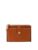 Fargo Croco Embossed Leather Clutch (Tan)