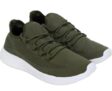 Lee Cooper LC4168L Men’s Lightweight Leather Lace-Up Sports Shoes | Super Flexible, Breathable & Comfortable for Running, Walking & Everyday Wear_40EU_6UK Olive