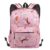 Amazon Basics Miami 13L Women’s Backpack | Water-Resistant Nylon Twill | Tablet Sleeve | Spacious Compartments & Front Pocket | Ergonomic Straps & Padded Back | Lightweight & Stylish (Pink)