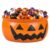 Halloween Candy Bowl Trick or Treat – Spooky Holder Dish for Party Decor