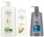 Dove Hair Fall Rescue Shampoo 1 Ltr & Dove Hair Fall Rescue Conditioner 335ml & Dove Men+Care Anti Dandruff 2in1 Shampoo+Conditioner
