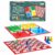 ToyAffair 2 in 1 Ludo with Snakes and Ladders Board Game Double Sided (38 x 38 cm) Family Board Game for Kids and Adults Age 6+ 2-4 Players Classic Indoor Strategy and Party Game