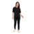 ALISBA Women’s Active Wear Track Suit Set – Sportswear Top & Bottom Set for Women Western for Fitness & Workout Tshirt for Women Gym pants for women workout combo Track Suit, Yoga, Running (Pack of 2)