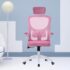 MASHUR FAB Ergonomic Office Chair | Chair for Office Work at Home | Kabel Med Back Chair | Height Adjustable Study Chair | Home Office Desk Chair | Computer Chair