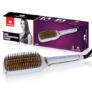 Havells Keratin Infused Hair Straightener Brush With Temperature Control For All Hair Types|Auto Shut off After 45 Minutes| 1.8mm Swivel Cord |2 Years Guarantee| HS6000
