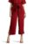 RIVER Women’s Regular Casual Pants (RV-AW22-TR-1025/1_Red_M)