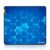 Ant Esports Hexa Mouse Pad 260X210X3mm Anti-fray Stitching, Waterproof Surface & Non-Slip Rubber Base Stitched Edges Gaming Mouse Mat for Laptop, Compatible with Laser and Optical Mice – Blue Hexagon