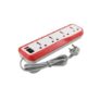 Havells EcoStar 4+1 Extension Board | Overload, Over Current & Over Voltage Protection | 2 Mtr Copper Wire | ISI Certified Wire & Plug | Universal 3 Pin 4 Sockets | LED Indicator | Home & Office Use