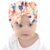 BabyMoon Beanie Floral Bow Baby Boy’s & Girl’s Cap Kids | Toddler Infant Hat | Orange | 6-48 Months