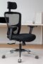 CloudSit™ Ergonest Ergonomic Office Chair Intelli-Adapt Recline, 2D Armrest, Adjustable Lumbar & Headrest Mesh Back Moulded Foam Seat 3-Year Warranty 2 Free EMC in 2 Years (Black)