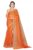 RANI SAAHIBA Women’s Cotton Blend Woven Border Printed Saree with Blouse Piece (SKR9062_Orange)