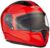 Steelbird SA-1 Aeronautics Full Face Helmet Red, Size: M(55-56 cm)