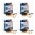 PHILIPS Polycarbonate LED Profile Light for Ceiling|5-Meter LED Strip Light for Home Decoration|Profile Shine, Warm White|Pack of 4 (Driver Required Separately)