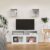 Home Centre | Soho Medium TV Unit | Engineered Wood, Multipurpose Cabinet | White | 1 Year Warranty