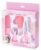 Episkey 5 In1 Baby Grooming Kit for New Born Baby, Infants, Toddlers | Portable Grooming Kit With Baby Hair Brush, Comb, Baby Nail Scissor, Baby Nail Cutter, Tweezer, Nail Filer (Pink, Pack of 1) (BABY_KIT_5PCS)