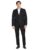 Arvind Tailored Regular Fit Solid Two Piece Suit Black
