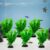 Foodie Puppies Aquarium Plastic Plant Green Artificial (Ficus Plant, Small, 10 x 4 x 11 cm) with Resin Base | Decorative Fish Tank Ornament for Freshwater & Saltwater Tanks (Set of 6)