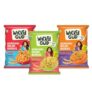WickedGud Nourishing Instant Noodles Range (Single Packs) | No Maida | No Oil | No MSG | High Protein | High Fibre | Cholesterol Free, 207 Grams