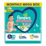 Pampers Complete Skin Comfort | Pant Style Diaper Large, 128 Count| Anti Rash with 100% protection from leakage upto 12 hrs