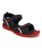 PARAGON K1423G Men’s Stylish Outdoor Navy Blue – Red Velcro Sandals | Comfortable Sandals for Daily Outdoor Use | Casual, Durable & Lightweight Sandals with Cushioned Soles