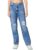 SPYKAR Women Mid Blue Straight Fit Regular Length Jeans