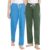 Rosaline Rural Charm Knit Cotton Pyjama (Pack of 2) for Women – Azure Grnr Pstrs