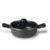 Bergner Senator Die-Cast Non-Stick Kadai With Glass Lid, 20cm, 2.5 Litres, , Black
