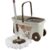 Cello Spin Mop Bucket Max Clean with Soap Dispenser, Beige