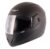 Vega Cliff ISI Certified Lightweight Full Face Gloss Finish Helmet for Men and Women with Clear Visor(Black, Size:M)