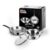 Milton Pro Cook Induction Cookware & Gas Stove Friendly Sandwich Bottom 3 Pc Cookware Set | Stainless Steel Kadhai & Fry Pan with Lid 22 cm | Deep Frying | Sauté | Scratch Resistant | 2Y Warranty