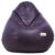 SATTVA Faux Leather Classic Bean Bag Filled with Beans XXXL Size_Purple