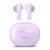 pTron Bassbuds Astra in-Ear TWS Earbuds w/Stereo Sound, 50Hrs Playtime, Stereo Calls, Custom EQ, Mobile App, BTv5.3 Headphones, Touch Control, Voice Assistant, Type C Charging & IPX4 (Lilac)