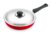 Nirlon Non Stick Aluminium Fry Pan/Frying Pan/Pasta Pan 24cm Diameter 1.8 Litre with Steel Lid LPG Stove Compatible Only (Nonstick PFOA Free, Non-Toxic, Food Grade Quality)[3_ mm_Classic_FP12]