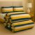 BSB HOME Premium Microfiber Printed Double Bed Comforter with 2 Matching Pillow Covers | All-Season Reversible AC Blanket for Winter & Summer | Soft & Lightweight Quilt for Double Bed – Mustard Yellow