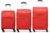 ARISTOCRAT Trigon Set of 3 – Cabin+Medium+Large(56+68+77)cm, Softcase, 4 Wheels Cabin & Check-in Set 4 Wheels – 40 inch