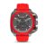 Diesel Silicone Analog Gray Dial Men Watch-Dz7368, Red Band