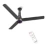 Polycab Wizzy Prime 1200mm BLDC Ceiling Fan with remote |BEE 5 Star Rated, Higher Air Delivery|LED Indicator,Reverse,Boost,Sleep and Breeze Mode |3 Years Warranty,Free Installation 【Matt Black】