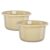 Kuber Industries 2 Pcs Plastic 25 Ltr Bathtub | Baby Bathing Tub for Home, Washroom & Kitchen Use | Lightweight and Multipurpose Water Tub | Suitable For Laundry and Cleaning – Beige