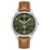Kenneth Cole Quartz Multifunction Green dial Leather Strap Watch for Men-KCWGF0015902MN