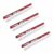 Goldmedal Magic Line Neo 22W LED Batten | 2000 Lumens | LED Tubelight for Home | Surge Protection up to 4kV | High Voltage Protection up to 300VAC | Cool Daylight (6500K)-Pack of 4