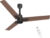 Polycab Wizzy Neo 1200mm 5-Star BLDC, Remote Control, 55% Energy Saving, High Speed, 5 Star 1200 mm 3 Blade Ceiling Fan(BLDC Motor with Remote | Brown Copper | Pack of 1)