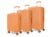 KAMILIANT by American Tourister Savvy|Trolley Bag Set of 3 (55+70+80 cms) for Travel| Hard Case Polypropylene (PP) Suitcase|360° 8-Wheel Spinner Luggage Trolley|Combination Lock|Orange Pastry