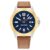 Tommy Hilfiger Blue Dial Brown Colour Leather Strap Watch for Men-TH1710529