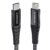 Ambrane Type-C to Lightning USB Cable, 22.5W Fast Charging, 480Mbps Data Sync Cable Compatible with iPhone, iPad, Macbook, iMac, AirPods, 1.25m (ABTL-125 Black)