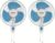 usha Helix 400mm Pro High Speed Wall Fan (White and Blue) Pack 2