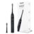 beatXP Mist Sonic Electric Toothbrush for Adults with 2 Brush Heads & 5 Cleaning Modes | Rechargeable Electric Toothbrush | 40000 strokes/min with Long Battery Life (Black)