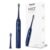 beatXP Mist Sonic Electric Toothbrush for Adults with 2 Brush Heads & 5 Cleaning Modes | Rechargeable Electric Toothbrush | 40000 strokes/min with Long Battery Life (Dark Blue)