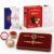 DeoDap Rakhi with Chocolate for Brother – Bird & Floral Design Rakhi with Choco Magic Chocolate 32 Gm, Greeting Card, Silver Color Coin & Tilak Set – Raksha Bandhan Combo for Bhai (K2_181+189_EM32)